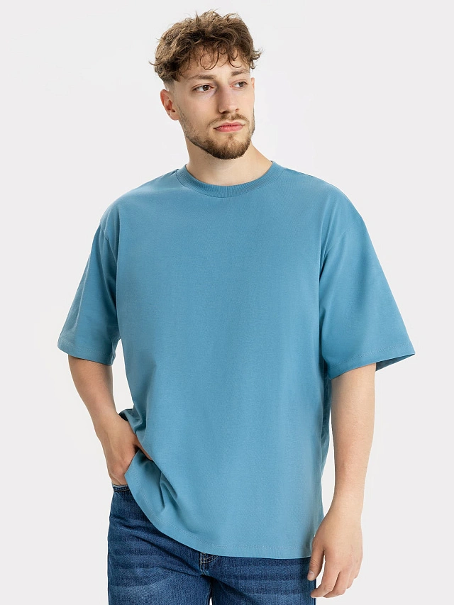 Mens T -shirt  Suncoast Inc  Blue oversize: style and comfort